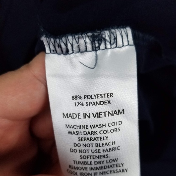 FOOTJOY Mens Blue Polo Woodlands Country Club Sz M - Picture 8 of 8